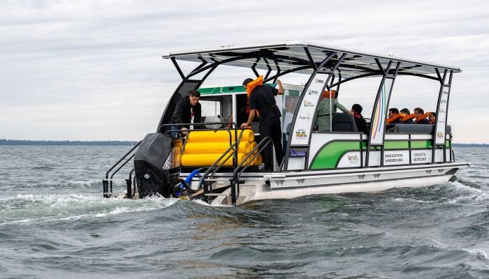 Itaipu apresenta barco movido a hidrogênio para COP30