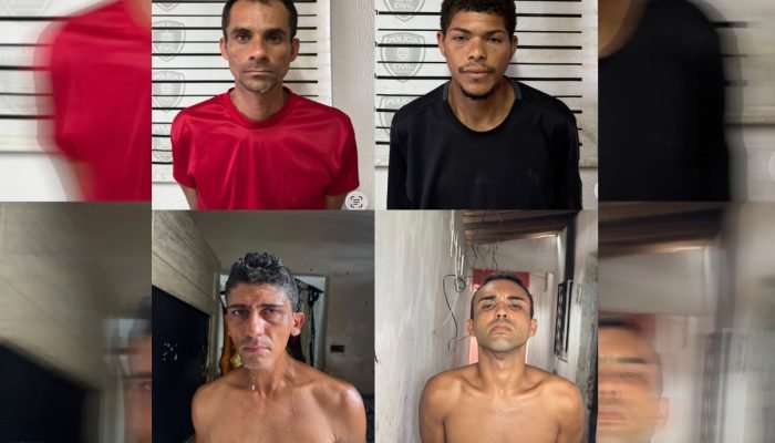 Foto: 1 de 1 Imagem colorida, Quadrilha é presa após sequestrar mulher e extorqu