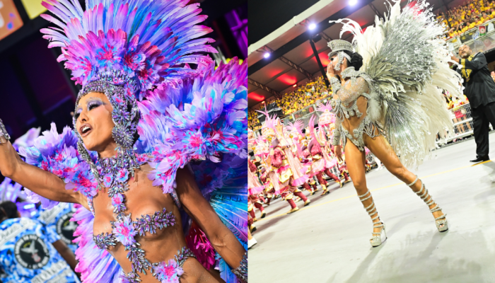 Foto: Famosos assistem à 2ª noite de desfiles do Grupo Especial em SP; veja