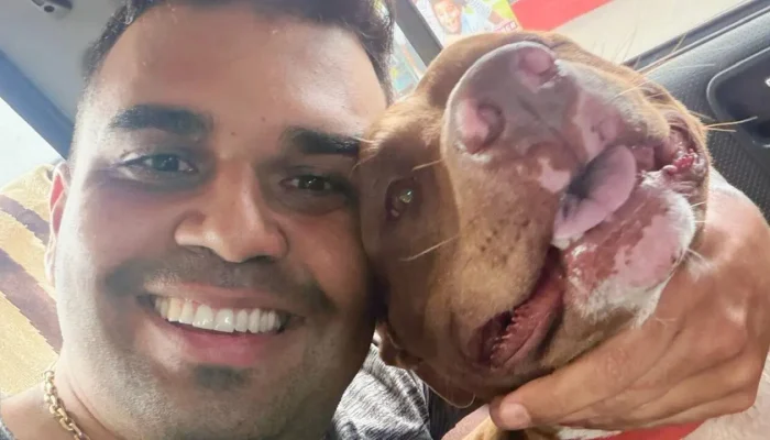 Zeus e o major Everton. (Divulgação, Arquivo Pessoal) — Foto: Zeus e o major Eve