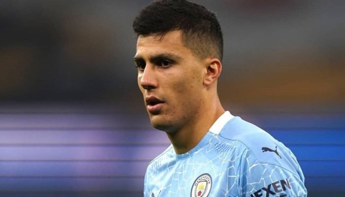 Rodri, meio-campista do Manchester City — Foto: Rodri, meio-campista do Manchest