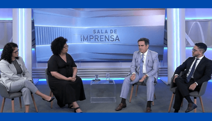 Senador Ciro Nogueira em entrevista — Foto: Basília Rodrigues