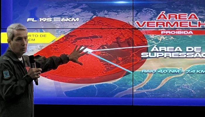 Cúpula de líderes da COP30 terá restrição de voos, caças e anti-drones