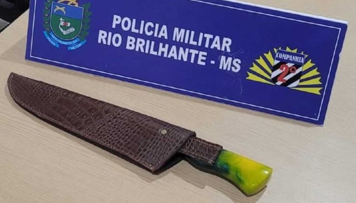 Morador tenta separar briga e esfaqueia agressor em Rio Brilhante