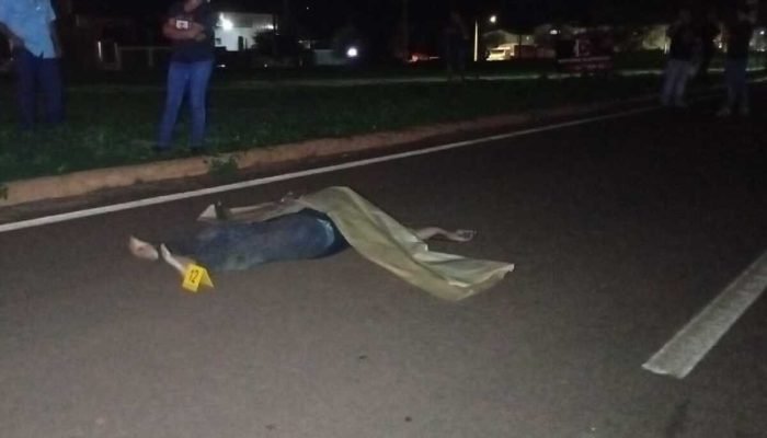 Em Dourados, idoso morre atropelado por caminhão na MS-156