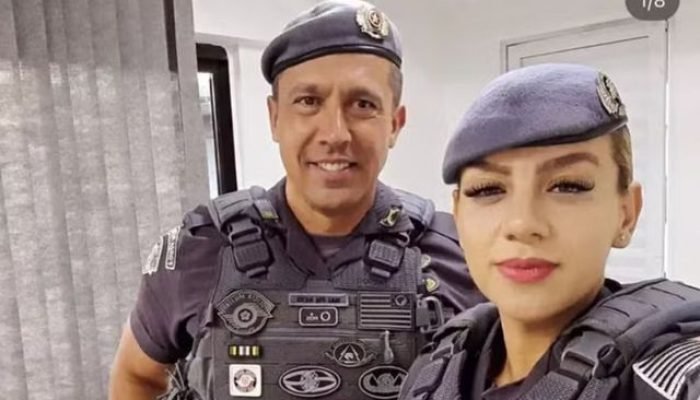 Foto: Tenente-coronel e soldado Gisele | Reprodução
