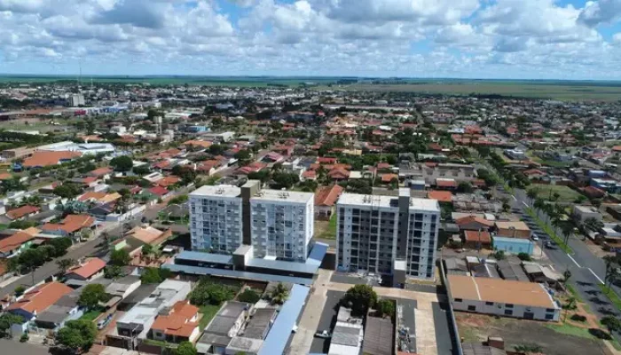 Vista aérea de Chapadão do Sul (Foto: Divulgação/ Prefeitura)