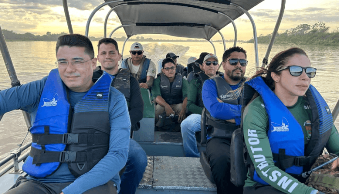 Estudantes da especialização participaram de uma atividade imersiva pelo Pantanal - Foto: Campus Corumbá