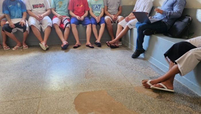 Internos em UNEI — Foto: Interno na UNEI. (Foto Ilustrativa/Defensoria de MS)