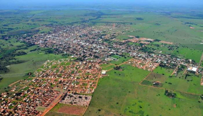 Vista aérea de Aparecida do Taboado. (Arquivo) — Foto: Vista aérea de Aparecida