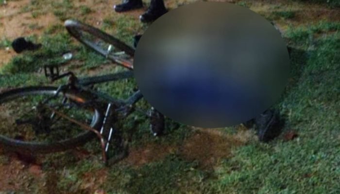 Foto: Vítima morreu no local (Jardim MS News)