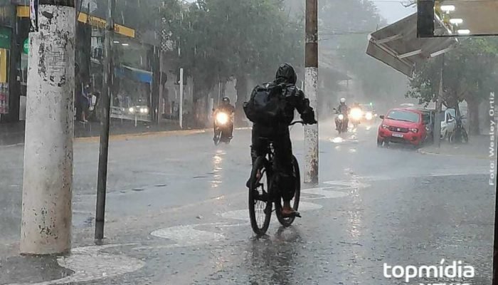 Alerta de 'Perigo' do Inmet prevê tempestades com granizo em MS