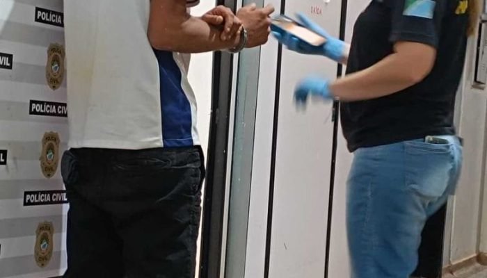 Homem foi preso em flagrante acusado por furto - Crédito: Osvaldo Duarte/Dourados News