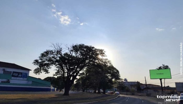 Sextou será com muito sol e calorão de até 41°C em MS