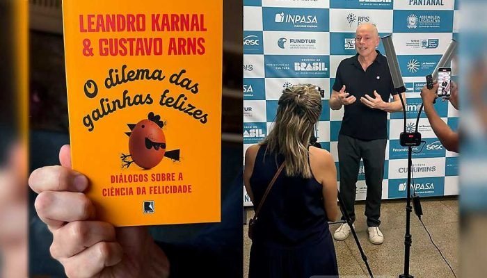 Leandro Karnal debateu ética e IA na Bienal do Pantanal