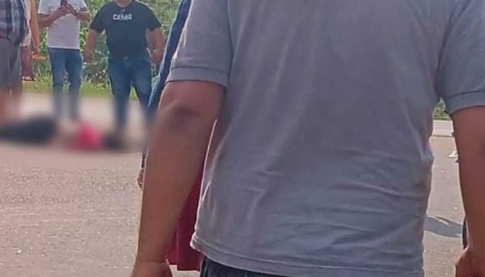 Fronteira: passageira de moto morre em acidente; filho fica ferido