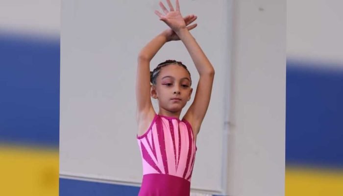 Desirée, de 8 anos, representará MS em torneio nacional de ginástica