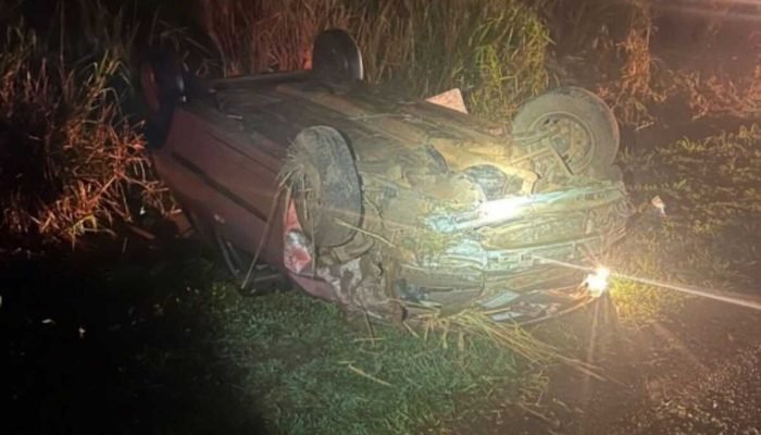 Colisão na BR-163, em Dourados, provoca morte de motorista e deixa passageira grave