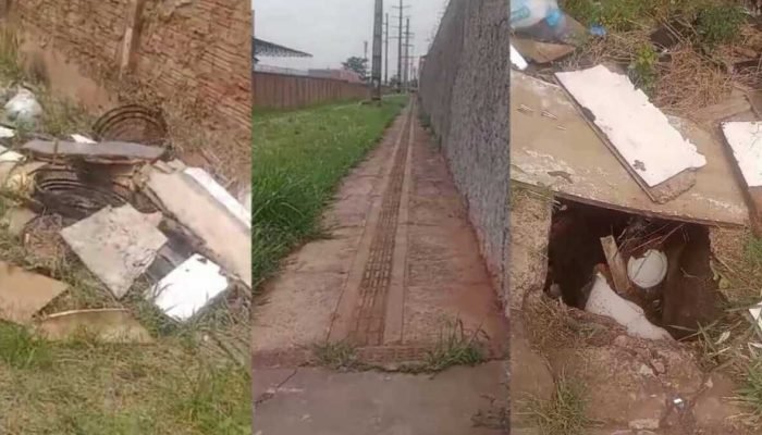 ‘Tá um lixo’! Moradores lamentam beco com bueiro aberto e animal morto no Isabel Garden 'Tá um lixo'! Moradores lamentam beco com bueiro aberto e animal morto no Isabel Garden