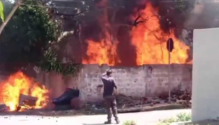 Incêndio de Grandes Proporções Assusta Moradores em Campo Grande