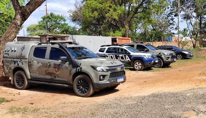 PM usa helicóptero em perseguição de carro roubado em Campo Grande