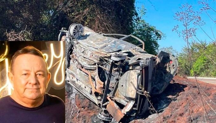 Motorista é identificado após morrer carbonizado em acidente na BR-158
