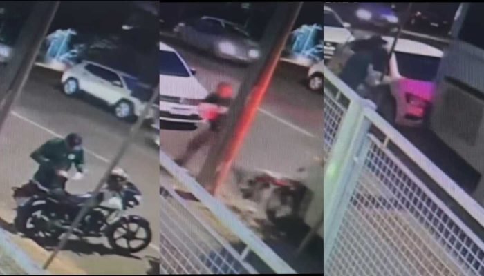 Ônibus desgovernado causa estragos no centro de Campo Grande
