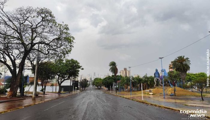 Terça-feira cinza com previsão de tempestades em Mato Grosso do Sul