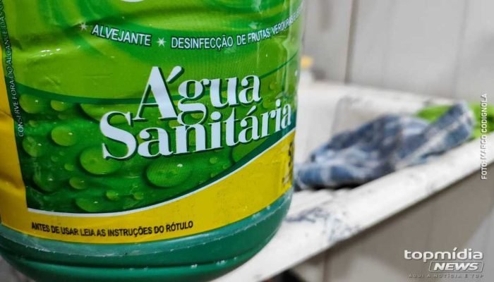 Criança de 1 ano é socorrida após beber água sanitária em Corumbá