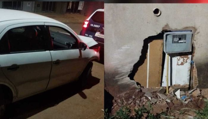 Motorista arrebenta muro de casa e é preso em fuga no Mário Covas