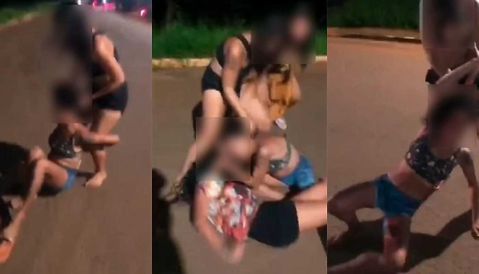 Briga entre mulheres causa tumulto no bairro São Conrado, em Campo Grande