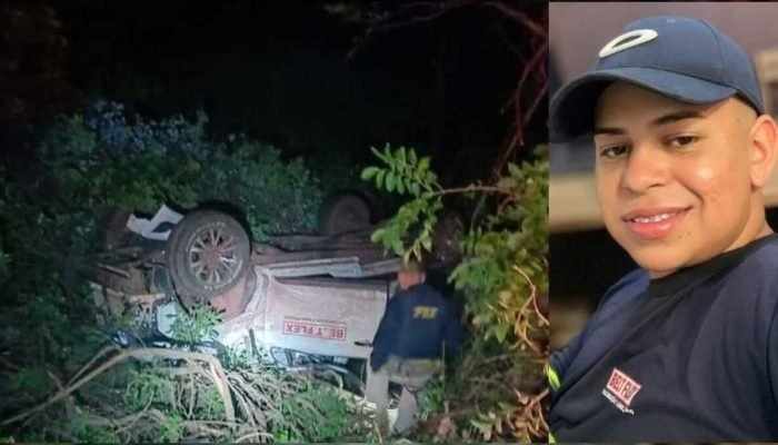 Motorista de 21 anos morre durante capotamento em Anastácio