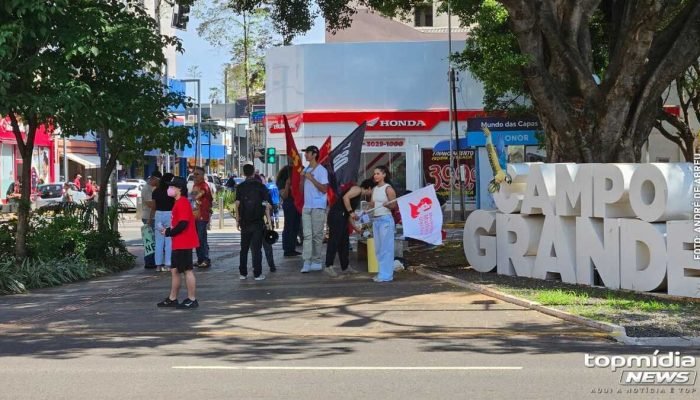 Protesto em Campo Grande Pede Fim da Violência Policial e Abusos Contra Indígenas