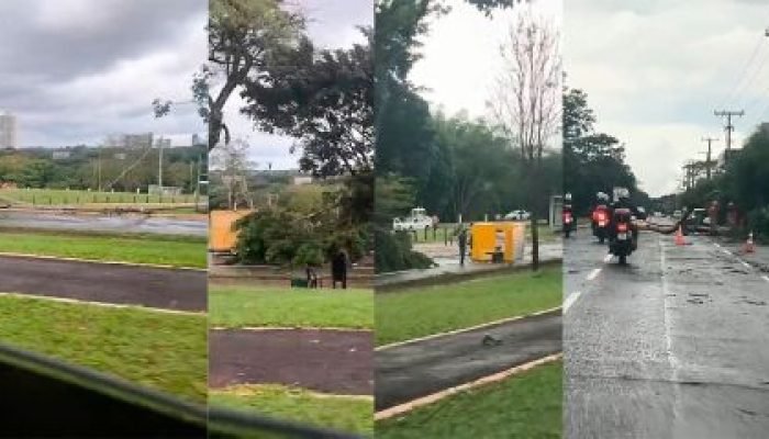 Temporal causa transtornos e alagamentos em Campo Grande