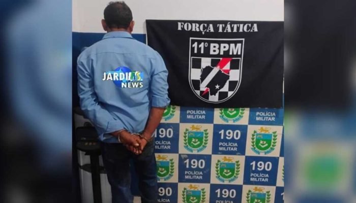 Homem é preso por feminicídio em Jardim, MS, após perseguição