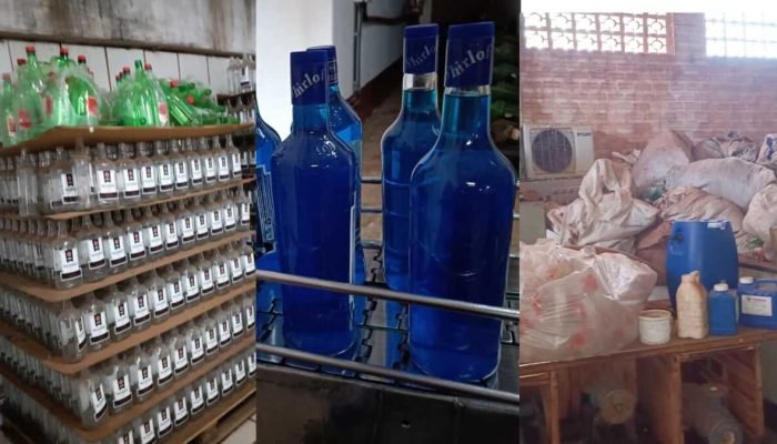 Fábrica clandestina de bebidas alcoólicas descoberta em Terenos