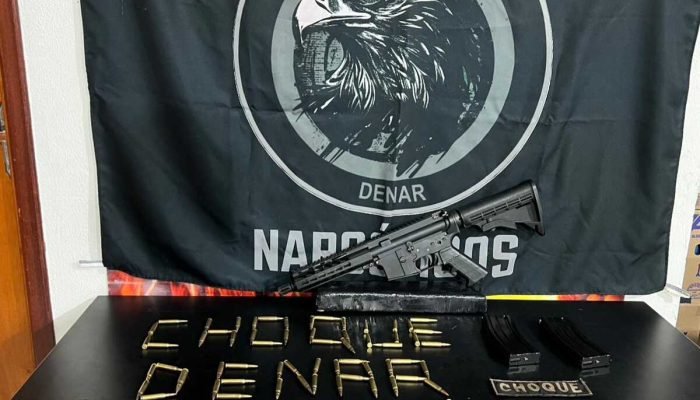 Com fuzil, dois homens são presos por tráfico de drogas em Campo Grande
