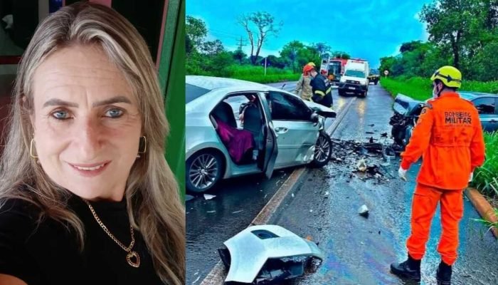 Acidente na BR-267 em Nova Alvorada do Sul — Foto: PREF. MARACAJU - DEZEMBRO 2