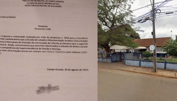 Parte de uma das denúncias feita na ouvidoria da secretaria e resposta — Foto: M