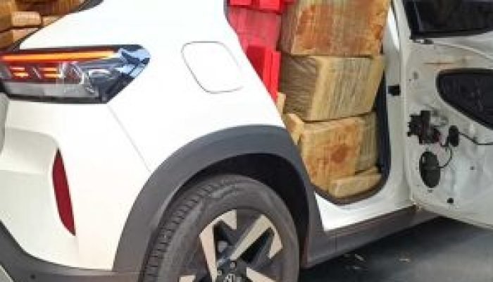 Polícia prende homem com carro cheio de drogas no Anel Viário de Dourados